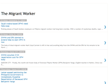 Tablet Screenshot of migrantwork.blogspot.com