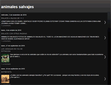 Tablet Screenshot of animalessalvajes9.blogspot.com