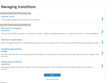 Tablet Screenshot of managingtransitions.blogspot.com