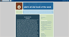 Desktop Screenshot of jakesallstarbookoftheweek.blogspot.com