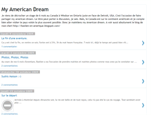 Tablet Screenshot of myamericancanadiandream.blogspot.com