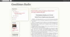 Desktop Screenshot of goodtimesradio.blogspot.com