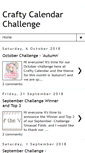 Mobile Screenshot of craftycalendarchallenge.blogspot.com
