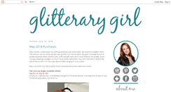 Desktop Screenshot of glitterarygirl.blogspot.com