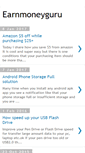 Mobile Screenshot of earnmoneyguru.blogspot.com