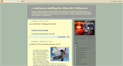 Desktop Screenshot of e-jehovahs-witnesses-mail.blogspot.com