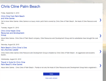 Tablet Screenshot of chrisclinepalmbeach.blogspot.com