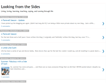 Tablet Screenshot of lookingfromthesides.blogspot.com