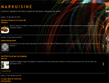 Tablet Screenshot of markuisine.blogspot.com