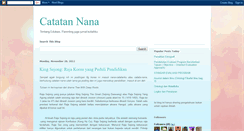 Desktop Screenshot of catatannana.blogspot.com