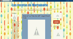 Desktop Screenshot of lasrecetasdemartamarie.blogspot.com