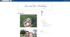 Desktop Screenshot of joseandjenswedding.blogspot.com