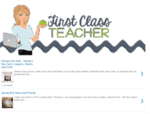 Tablet Screenshot of firstclassteacher.blogspot.com