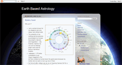 Desktop Screenshot of earthbasedastrology.blogspot.com