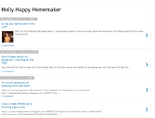 Tablet Screenshot of hollyhappyhomemaker.blogspot.com