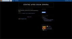 Desktop Screenshot of centroafroogumonira.blogspot.com