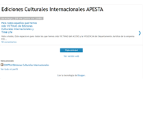 Tablet Screenshot of edicionesculturalesinternacionales.blogspot.com