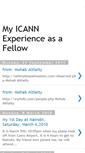 Mobile Screenshot of icann-fellow.blogspot.com