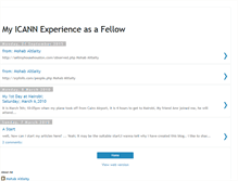 Tablet Screenshot of icann-fellow.blogspot.com