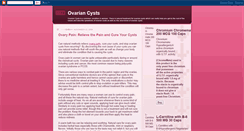 Desktop Screenshot of ovarian-cyst-alternatives.blogspot.com