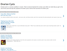 Tablet Screenshot of ovarian-cyst-alternatives.blogspot.com