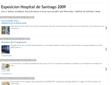 Tablet Screenshot of exposicionhospitaldesantiago.blogspot.com