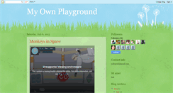 Desktop Screenshot of myownplayground.blogspot.com