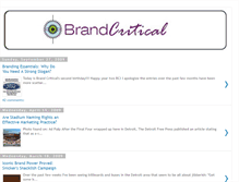 Tablet Screenshot of brandcritical.blogspot.com