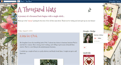 Desktop Screenshot of 1000hatproject.blogspot.com