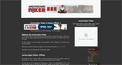 Desktop Screenshot of amsterdamspoker.blogspot.com