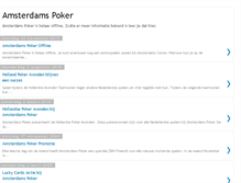 Tablet Screenshot of amsterdamspoker.blogspot.com