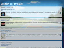 Tablet Screenshot of elrincondelgimnasio.blogspot.com