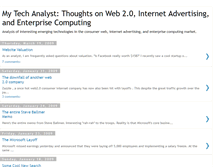 Tablet Screenshot of mytechanalyst.blogspot.com