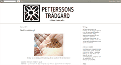 Desktop Screenshot of petterssonstradgard.blogspot.com