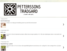 Tablet Screenshot of petterssonstradgard.blogspot.com