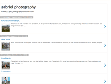Tablet Screenshot of gabrielphotography.blogspot.com