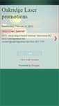 Mobile Screenshot of oakridgelaser.blogspot.com