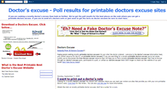 Desktop Screenshot of doctorsexcuses.blogspot.com