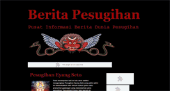 Desktop Screenshot of beritapesugihan.blogspot.com