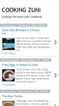 Mobile Screenshot of cookingzuni.blogspot.com