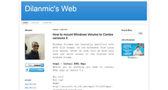 Desktop Screenshot of dilanmic.blogspot.com