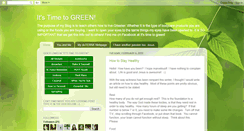 Desktop Screenshot of itstimetogreen.blogspot.com