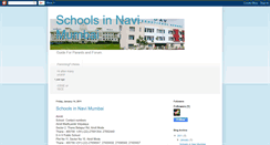 Desktop Screenshot of navimumbaischools.blogspot.com