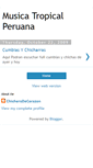 Mobile Screenshot of musicatropicalperuana.blogspot.com