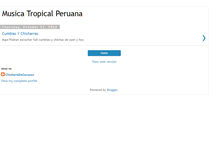 Tablet Screenshot of musicatropicalperuana.blogspot.com