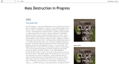 Desktop Screenshot of massdestructioninprogress.blogspot.com