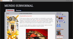 Desktop Screenshot of mundosubnormal.blogspot.com