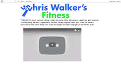 Desktop Screenshot of chriswalkerfitnessmaniac.blogspot.com