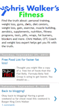 Mobile Screenshot of chriswalkerfitnessmaniac.blogspot.com