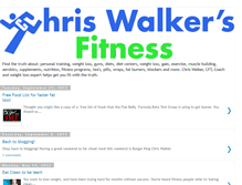 Tablet Screenshot of chriswalkerfitnessmaniac.blogspot.com